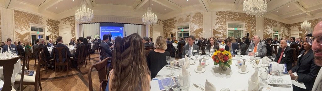 Ballroom at the Junior League of Houston during the Atlantic Legal Foundation 2025 Annual Awards Dinner