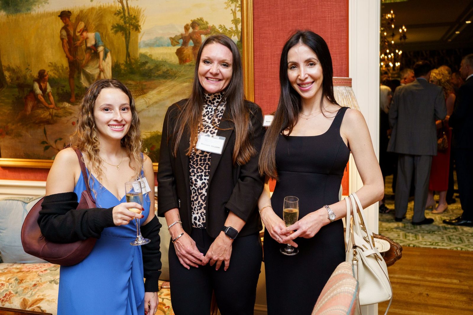 Sarah Elizabeth Spencer with fellow guests at the Atlantic Legal Foundation 2025 Annual Awards Dinner reception